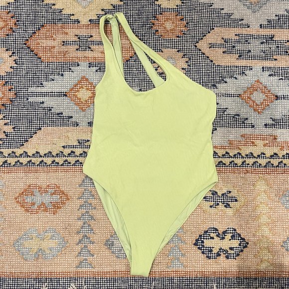 L*Space Phoebe Classic One Shoulder Rib One Piece - Size 12 - Picture 6 of 8